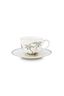 Espresso Kop & Schotel Jolie Stippen Goud Blauw