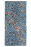 Grote Handdoek Secret Garden Blauw 70x140cm
