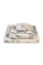 Gastendoek Set/3 Secret Garden Wit/Blauw 30x50cm