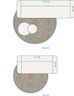 Round Carpet Il Ricamo by Pip Light Blue