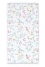 Grote Handdoek Les Fleurs Wit 70x140 cm
